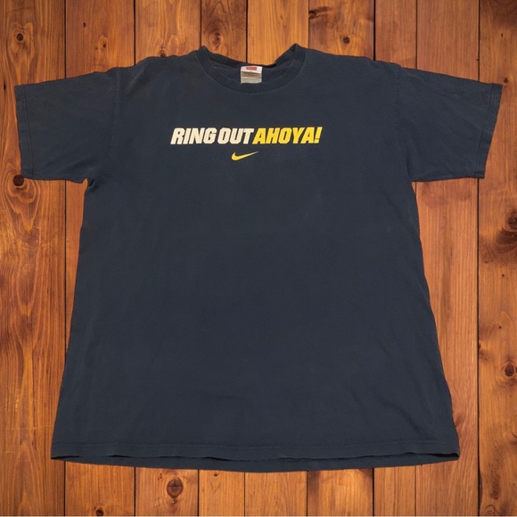 Vintage Nike Ring Out Ahoya Marquette University College Shirt Hype Meme Wisco - Picture 1 of 5